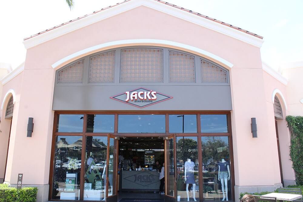Jacks's surfboard logo custom design